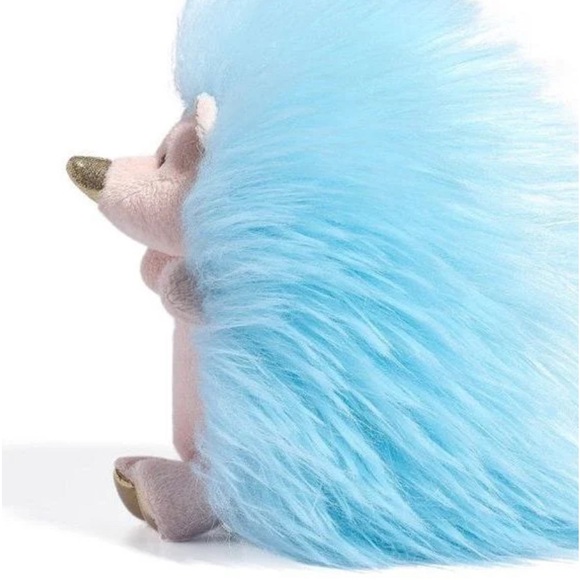 FAO Schwartz Sparklers BLUE Hedgehog Plush Toy. NWT - Picture 4 of 15